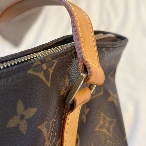 VTG Louis Vuitton Cabas Piano Monogram Hand Tote Bag Coated Canvas, Vachetta - Picture 9 of 12